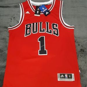 Derrick Rose Bulls Adidas Jersey SMALL